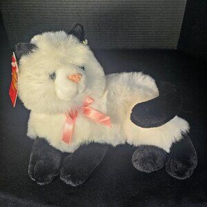 Platinum Plus Black And White Plush Cat Lovable Huggable Limited Edition #99